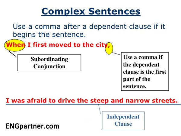 ساختار جملات پیچیده در زبان انگلیسی