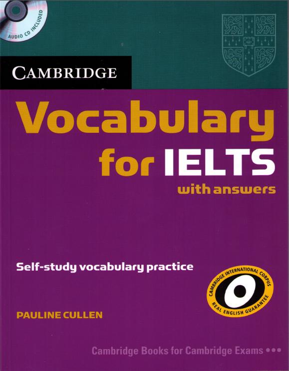 دانلود آموزش درس های آیلتس از کتاب Cambridge Vocabulary for IELTS